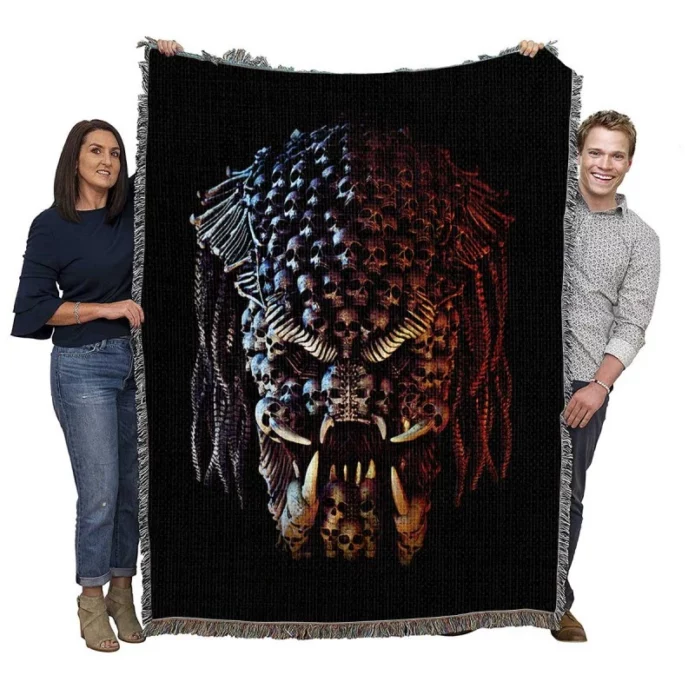 The Predator Movie Woven Blanket