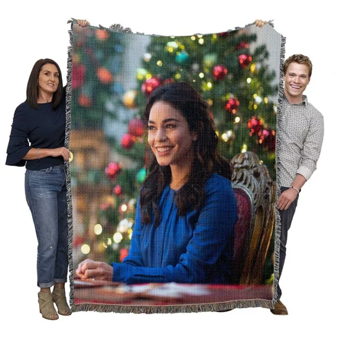 The Princess Switch Romancing the Star Movie Vanessa Hudgens Woven Blanket