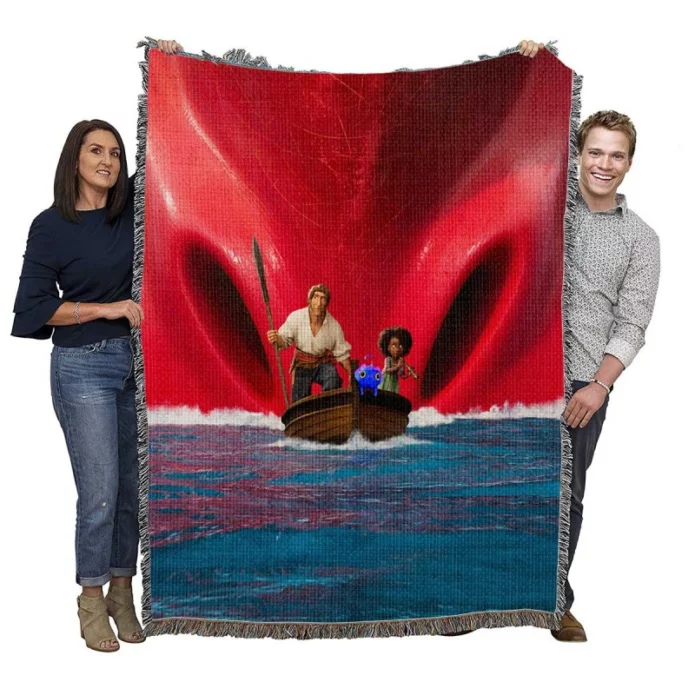 The Sea Beast Movie Woven Blanket