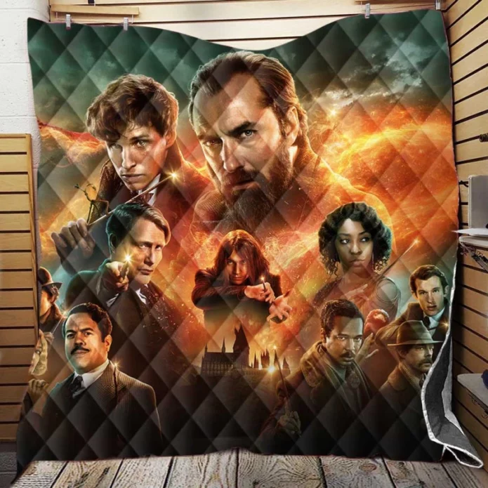 The Secrets of Dumbledore Movie Quilt Blanket