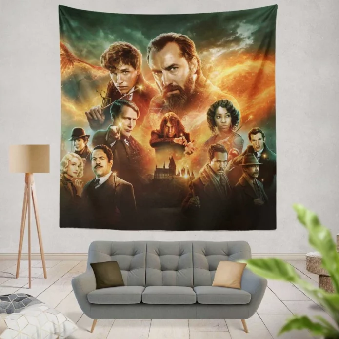 The Secrets of Dumbledore Movie Wall Hanging Tapestry