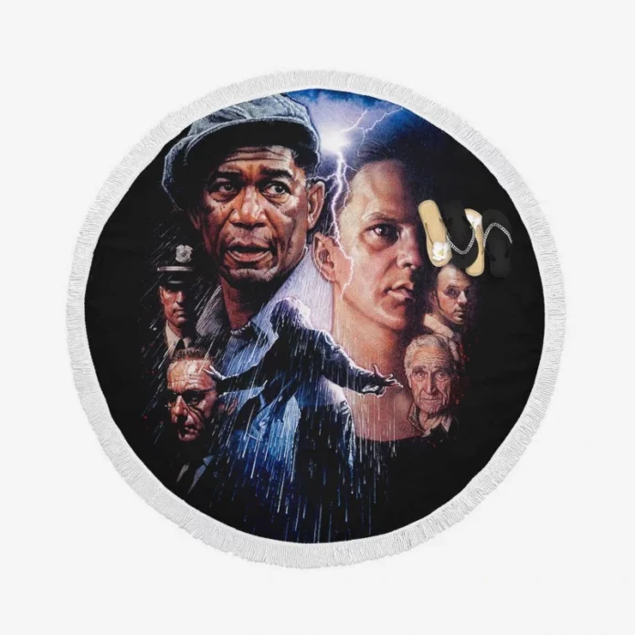 The Shawshank Redemption Movie Round Beach Towel