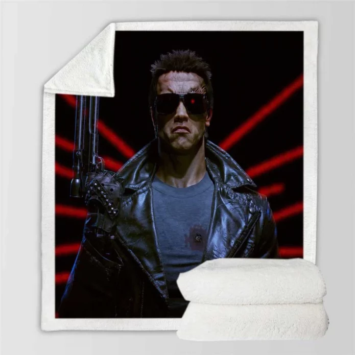 The Terminator Movie Sherpa Fleece Blanket