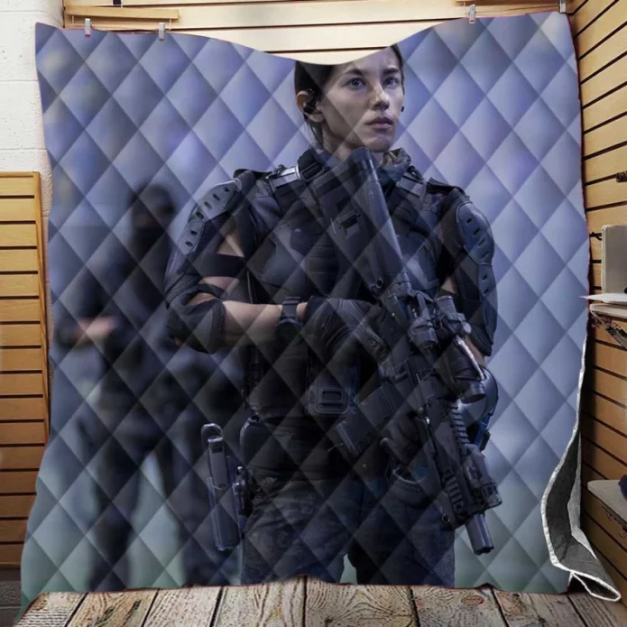 The Tomorrow War Movie Seychelle Gabriel Quilt Blanket