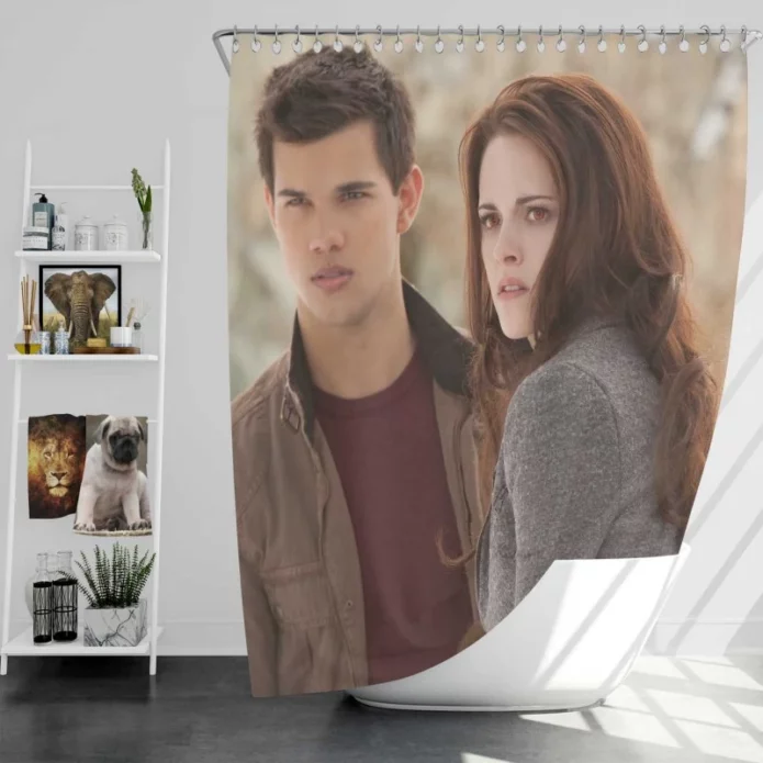 The Twilight Saga Bella Swan Jacob Black Bath Shower Curtain