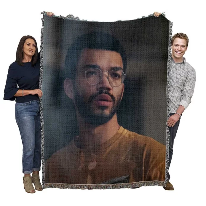 The Voyeurs Movie Justice Smith Woven Blanket