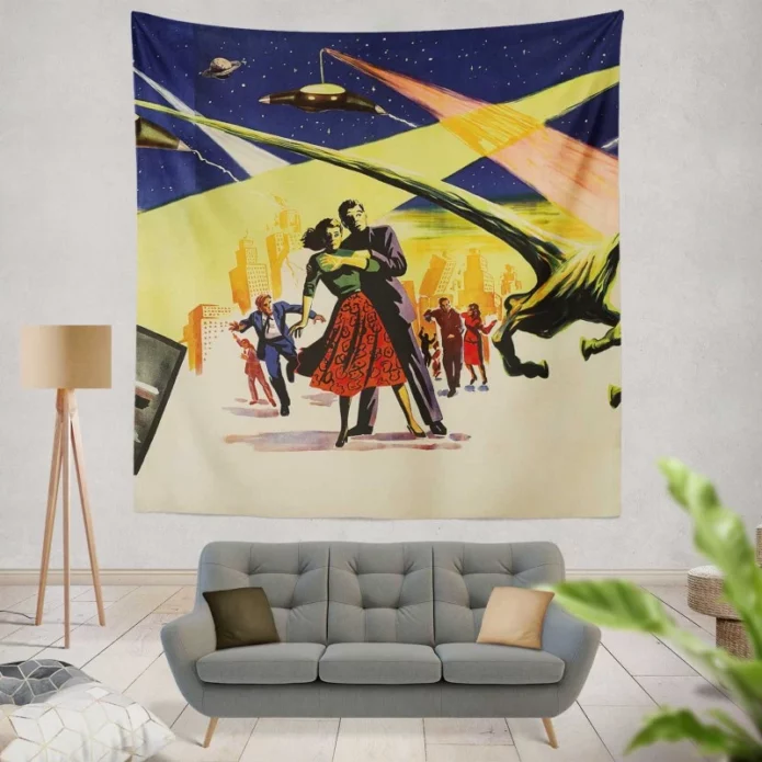 The War of the Worlds Movie Wall Hanging Tapestry