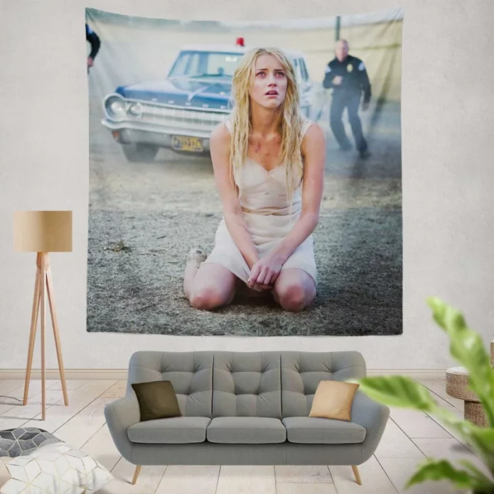 The Ward Movie Amber Heard Wall Hanging Tapestry