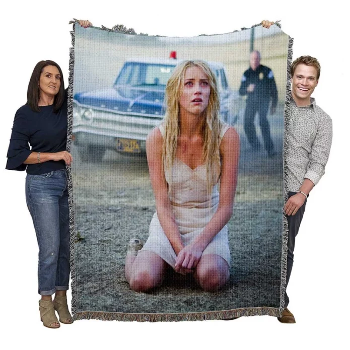 The Ward Movie Amber Heard Woven Blanket
