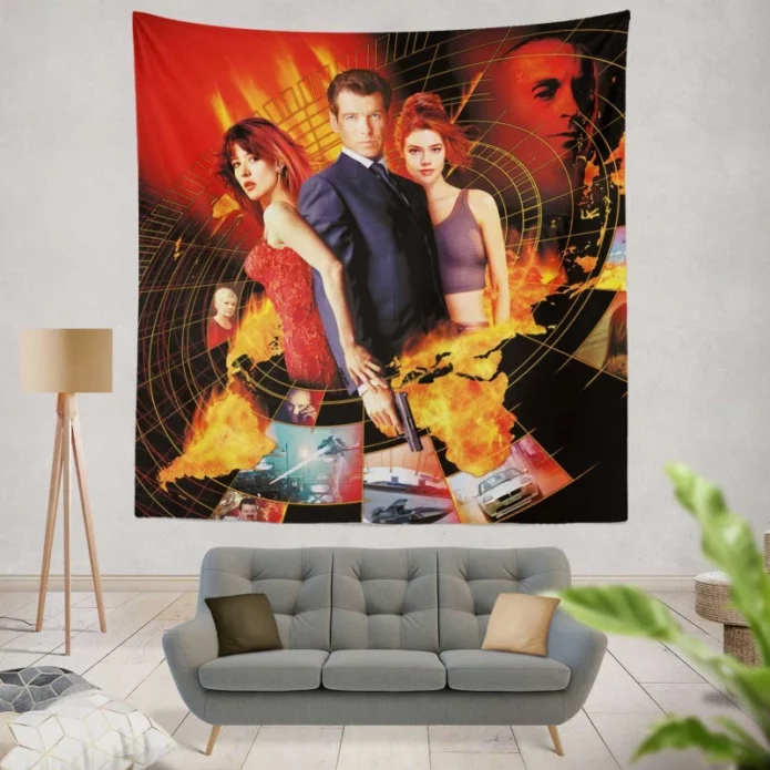 The World Is Not Enough Movie Sophie Marceau Wall Hanging Tapestry