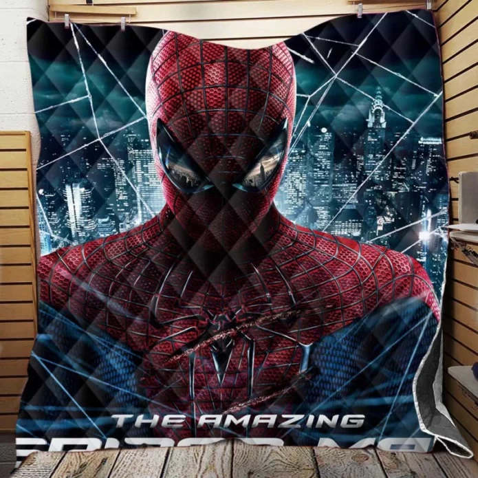 The new Amazing Spider-man suit Movie Quilt Blanket