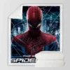 The new Amazing Spider-man suit Movie Sherpa Fleece Blanket