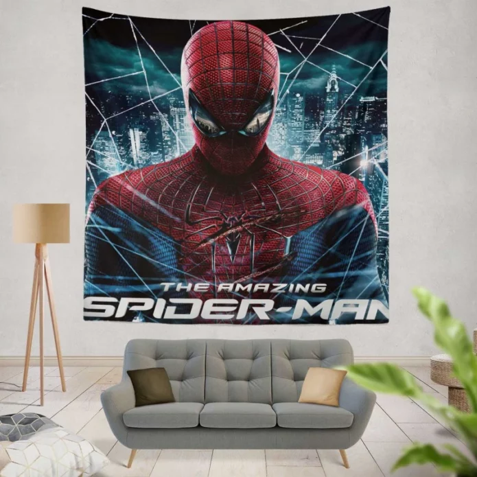 The new Amazing Spider-man suit Movie Wall Hanging Tapestry