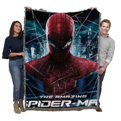 The new Amazing Spider-man suit Movie Woven Blanket