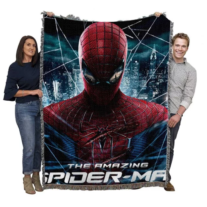 The new Amazing Spider-man suit Movie Woven Blanket