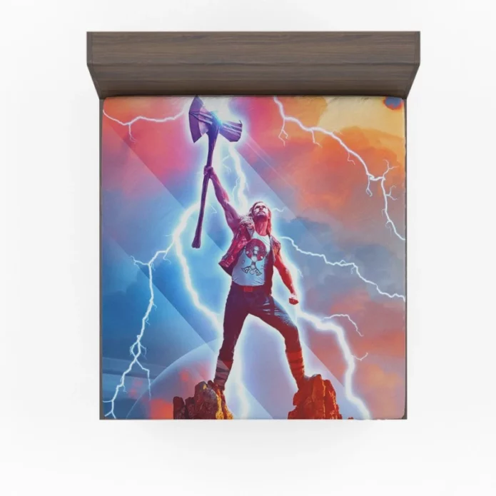 Thor Love and Thunder Movie Chris Hemsworth Fitted Sheet