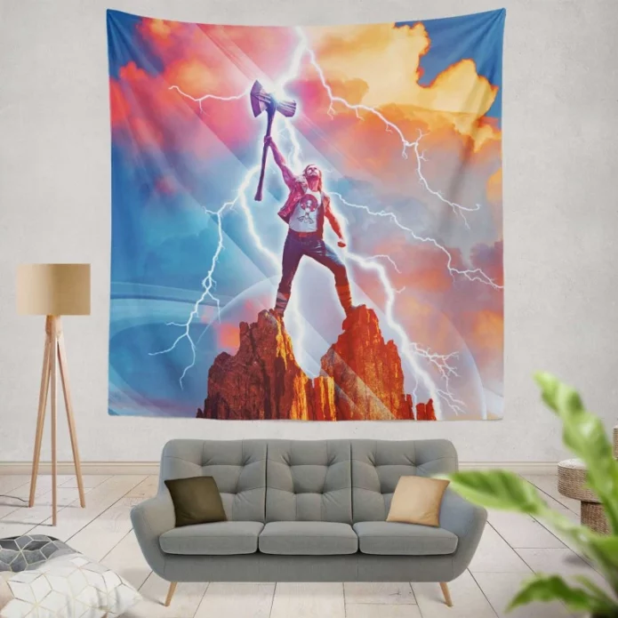 Thor Love and Thunder Movie Marvel Wall Hanging Tapestry