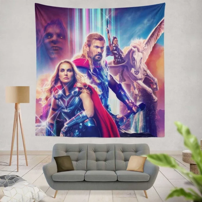 Thor Love and Thunder Movie Wall Hanging Tapestry