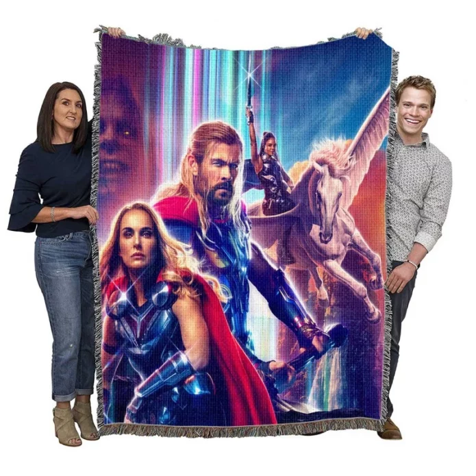 Thor Love and Thunder Movie Woven Blanket