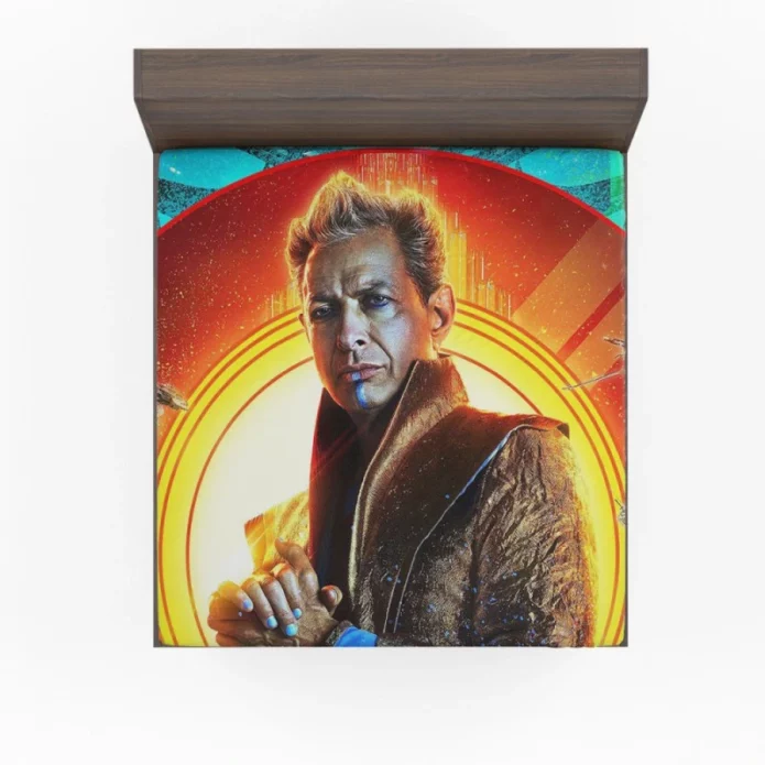 Thor Ragnarok Movie Jeff Goldblum Grandmaster Comic Fitted Sheet