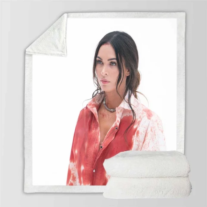 Till Death Movie Megan Fox Sherpa Fleece Blanket