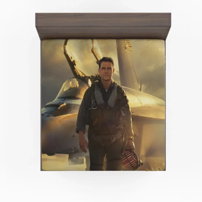 Tom Cruise in Top Gun Maverick Movie Fitted Sheet