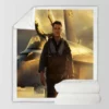 Tom Cruise in Top Gun Maverick Movie Sherpa Fleece Blanket