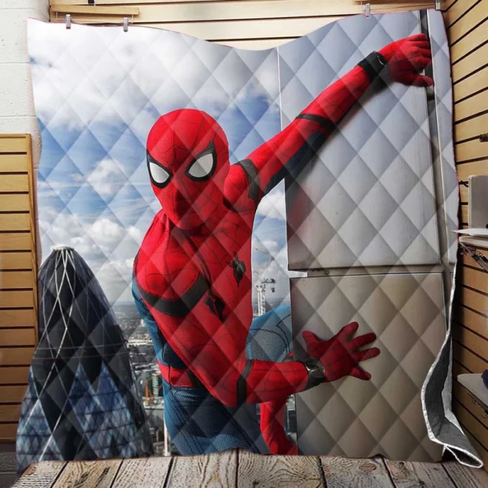 Tom Holland Spider-Man Homecoming Movie Quilt Blanket