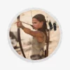 Tomb Raider Movie Alicia Vikander Lara Croft Round Beach Towel