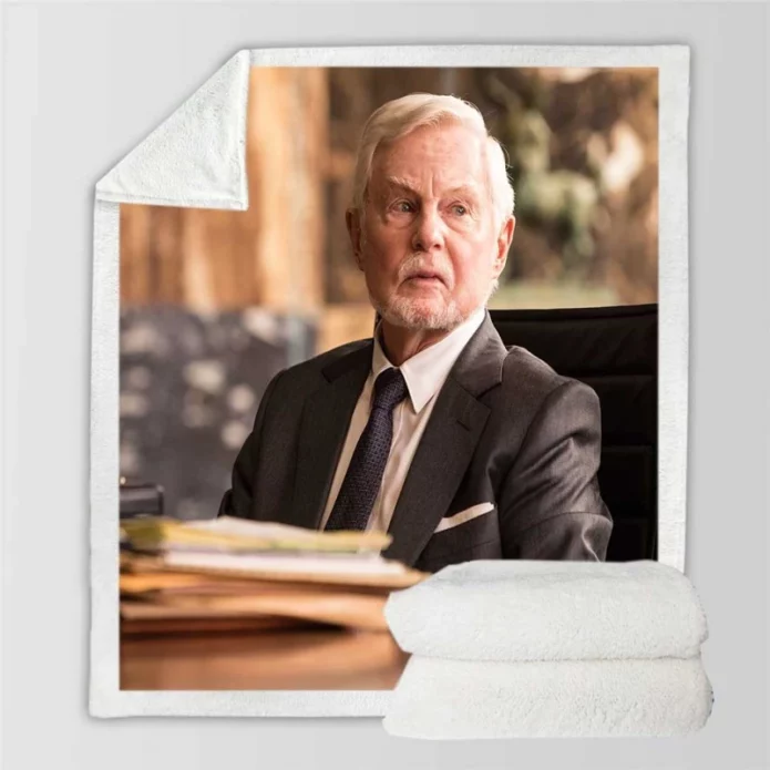 Tomb Raider Movie Derek Jacobi Sherpa Fleece Blanket