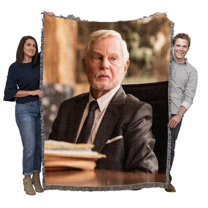 Tomb Raider Movie Derek Jacobi Woven Blanket