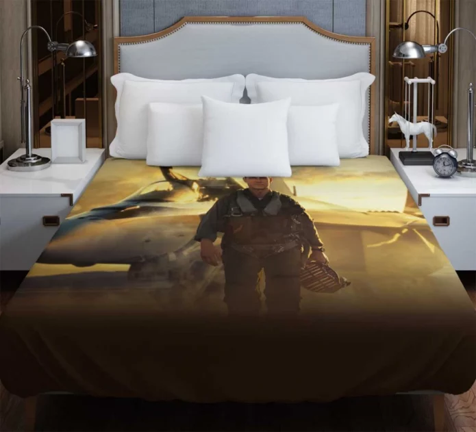 Top Gun Maverick Movie Lt Pete Mitchell Duvet Cover