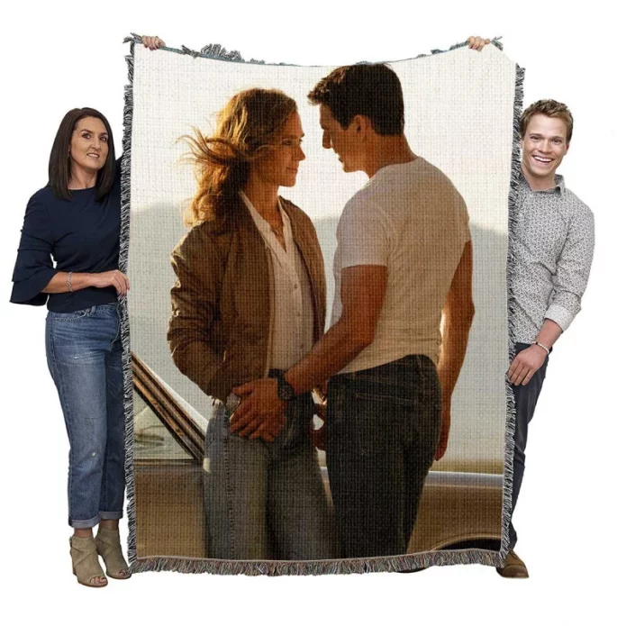 Top Gun Maverick Movie Tom Cruise Woven Blanket