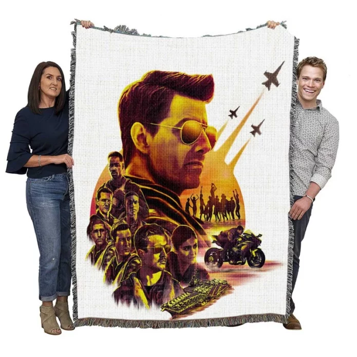 Top Gun Maverick Movie Woven Blanket