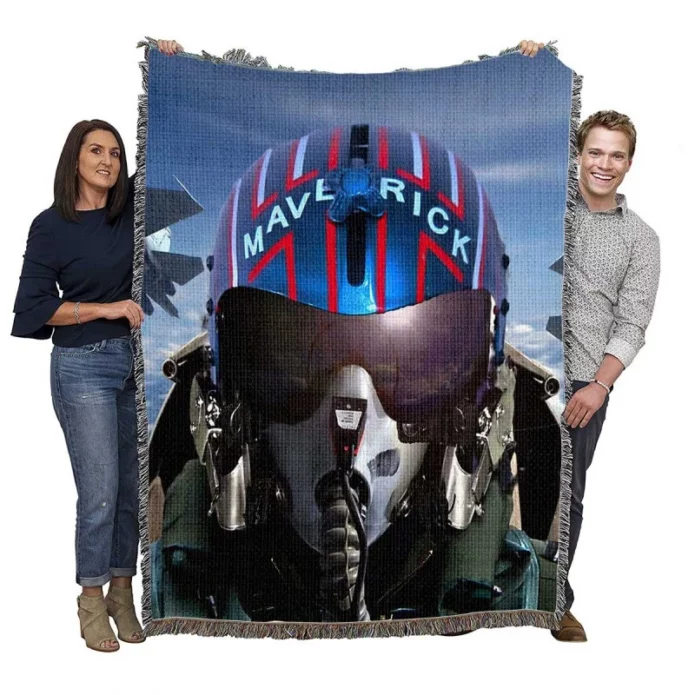 Top Gun Movie Woven Blanket