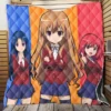 Toradora Japanese Anime Girl Quilt Blanket