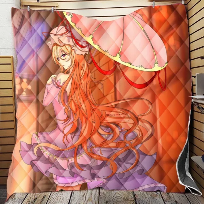 TouHou Japanese Anime Girl Quilt Blanket