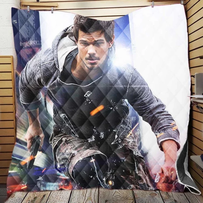 Tracers Movie Taylor Lautner Quilt Blanket