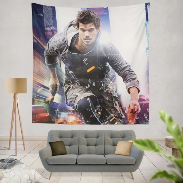 Tracers Movie Taylor Lautner Wall Hanging Tapestry