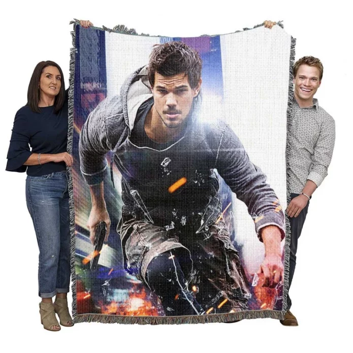 Tracers Movie Taylor Lautner Woven Blanket