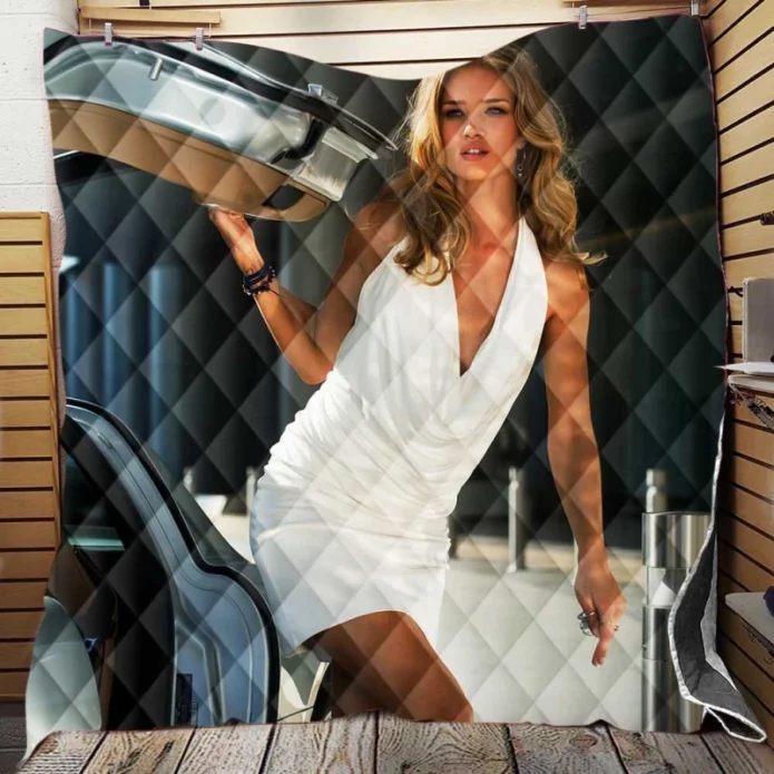 Transformers Dark of the Moon Movie Rosie Huntington-Whiteley Quilt Blanket