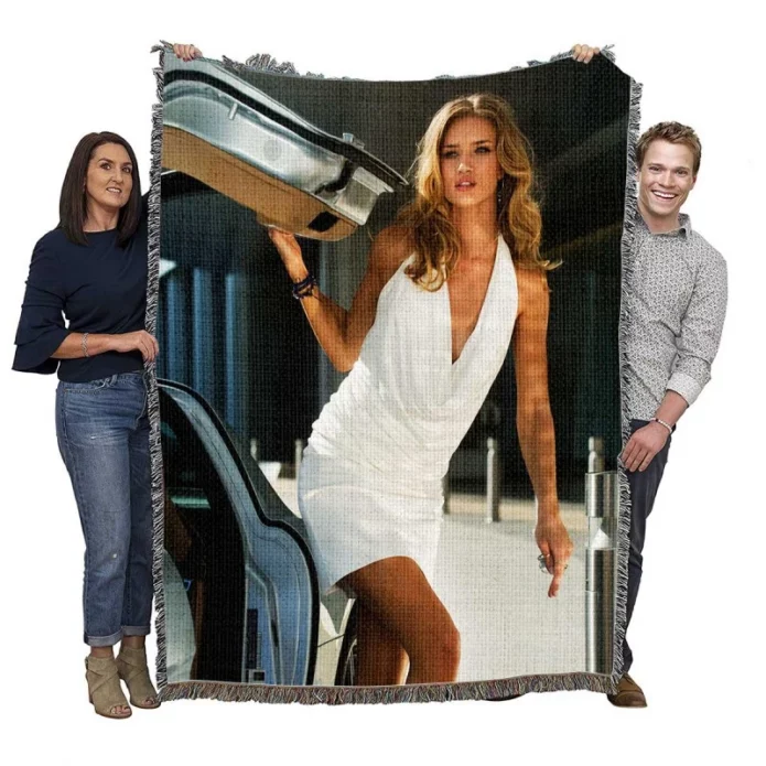 Transformers Dark of the Moon Movie Rosie Huntington-Whiteley Woven Blanket