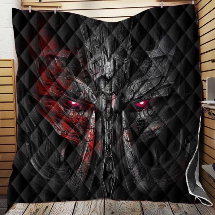 Transformers The Last Knight Movie Megatron Quilt Blanket