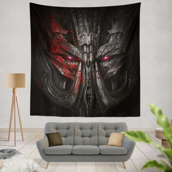 Transformers The Last Knight Movie Megatron Wall Hanging Tapestry
