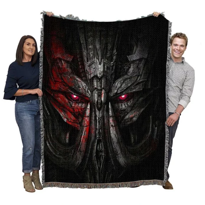 Transformers The Last Knight Movie Megatron Woven Blanket