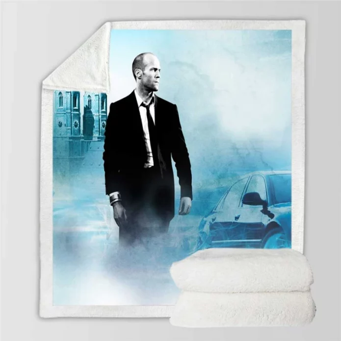 Transporter 3 Movie Jason Statham Sherpa Fleece Blanket