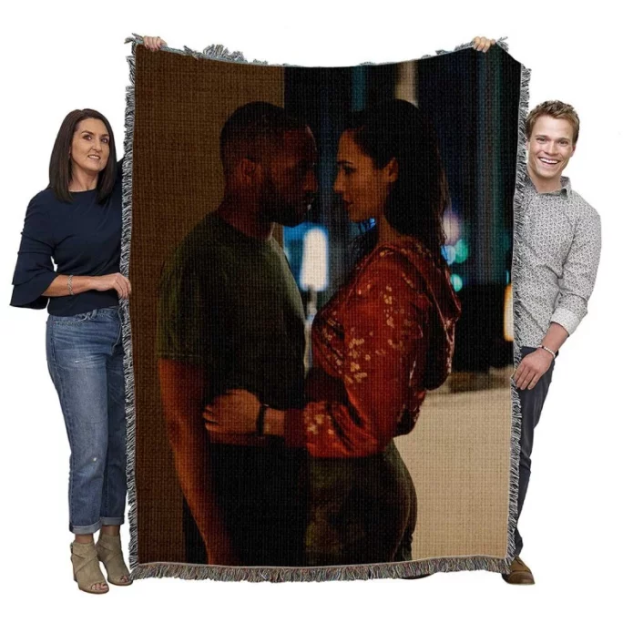 Triple 9 Movie Chiwetel Ejiofor Gal Gadot Woven Blanket