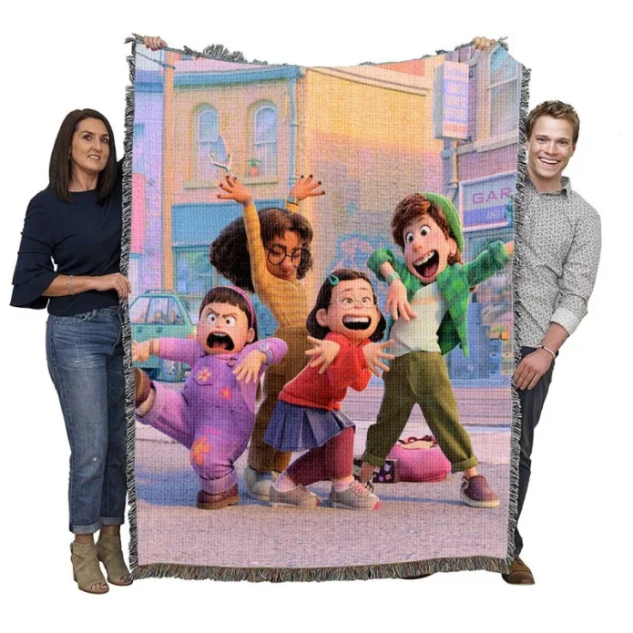 Turning Red Movie Comedy Fantasy Woven Blanket