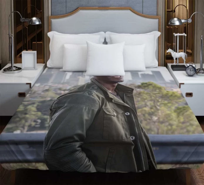 Tyrese Gibson Roman Pearce in Furious 7 Movie Duvet Cover