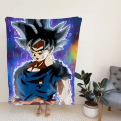 Ultra Instinct Goku Dragon Ball Super Fleece Blanket